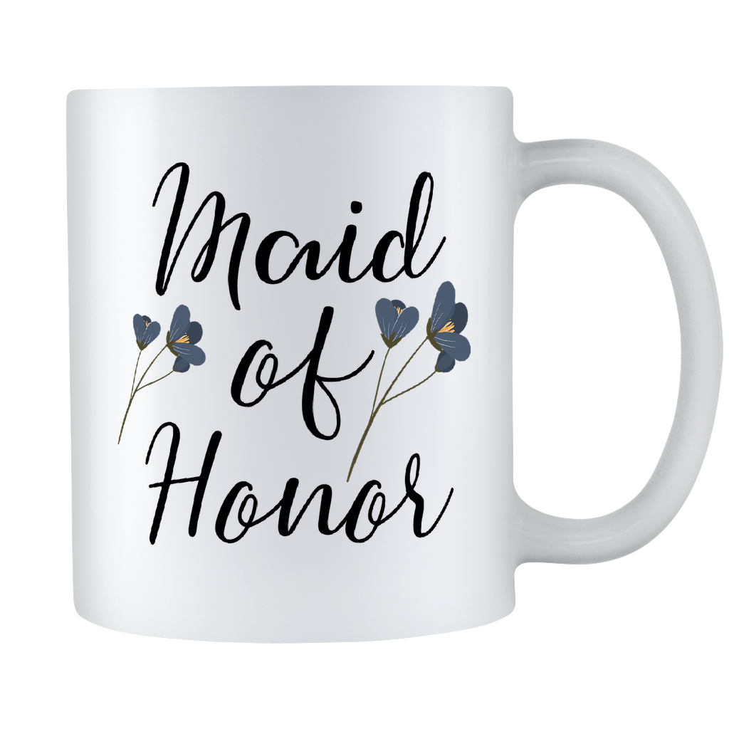Maid Of Honor Coffee Mug, Will You Be My Maid Of Honor, Maid Of Honor Wedding Gift, 11oz White Ceramic Coffee Mug