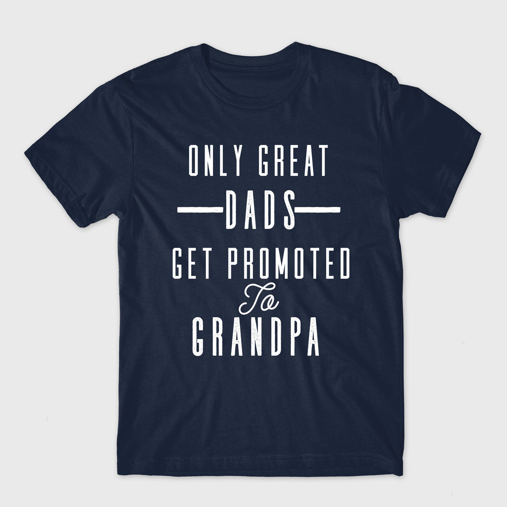 Only Great Dads Get Promoted To Grandpa Short-Sleeve Unisex T-Shirt - grandpa gift - grandpa t shirt - pregnancy announcement shirt