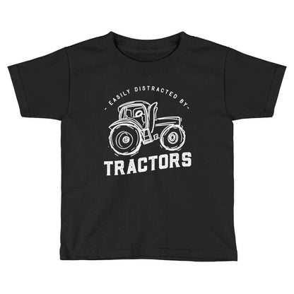 Easily Distracted By Tractors Kids Shirt - tractor shirt - tractor gift - truck shirt -farm shirt - boys tractor shirt - girls tractor shirt