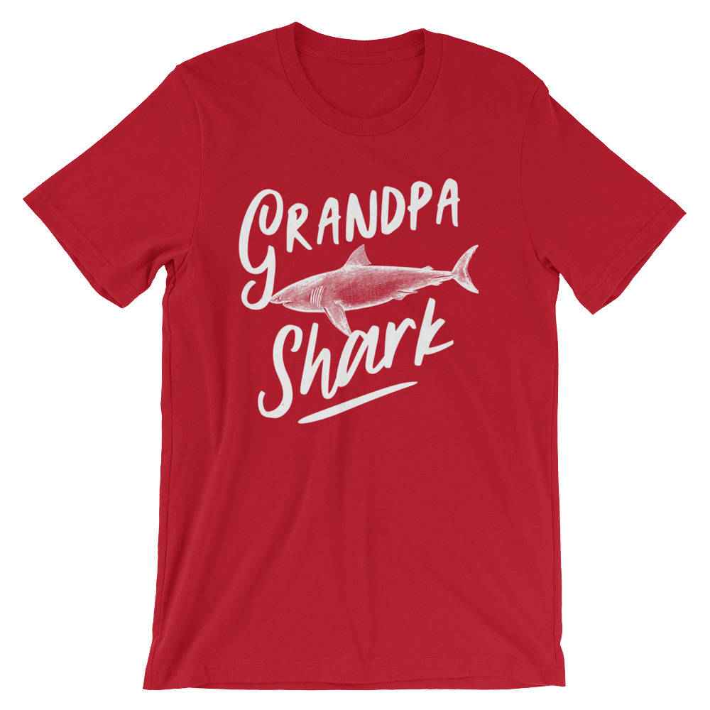 Grandpa Shark Unisex T-Shirt - Shark Family Shirt - Grandpa Shirt - Pregnancy Announcement shirt - grandpa gift - new grandpa