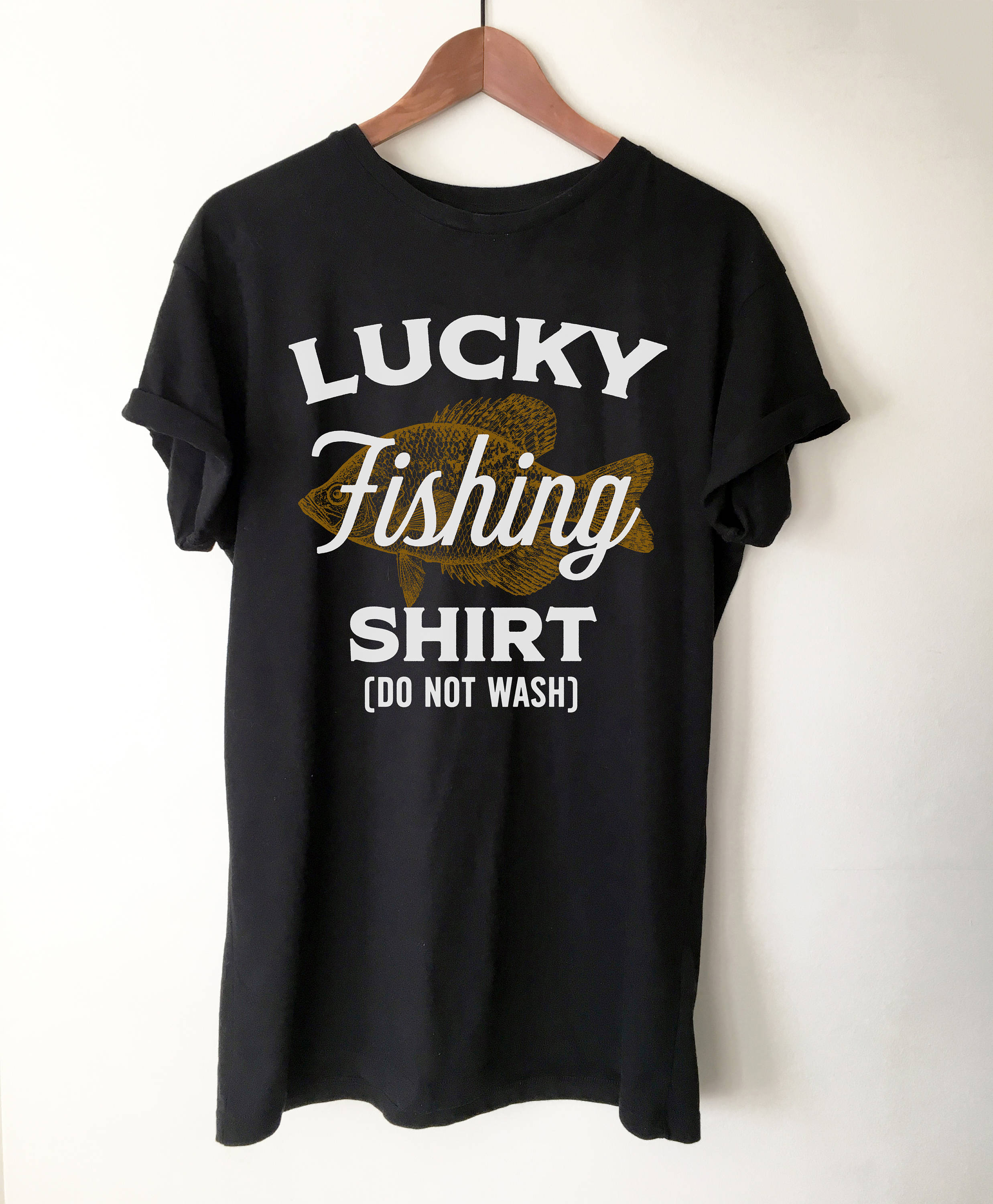 Lucky Fishing Shirt | Fishing Gift | Fisherman | Fisherman shirt | fishing gifts | funny fishing shirt | Fly Fishing | Gift for dad | - Stag & Peach Co