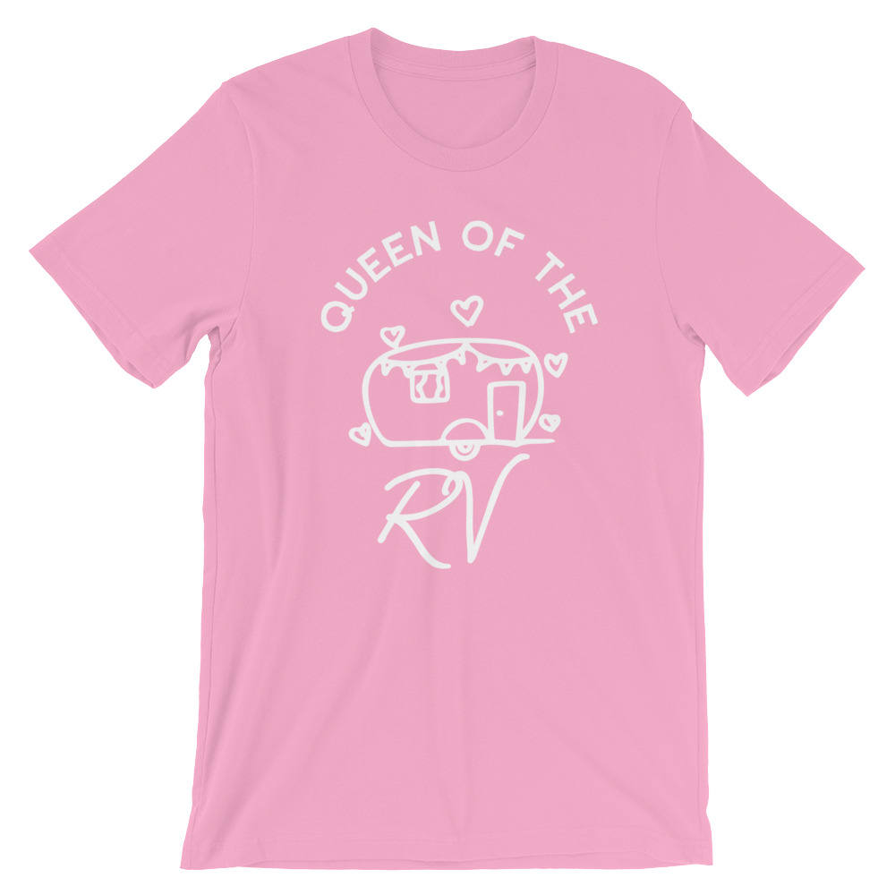 Queen Of The RV Unisex Shirt, Camping Shirt, Happy camper shirt, Camper Gift, Funny RV Shirt, RV shirt, Camper shirt - Stag & Peach Co