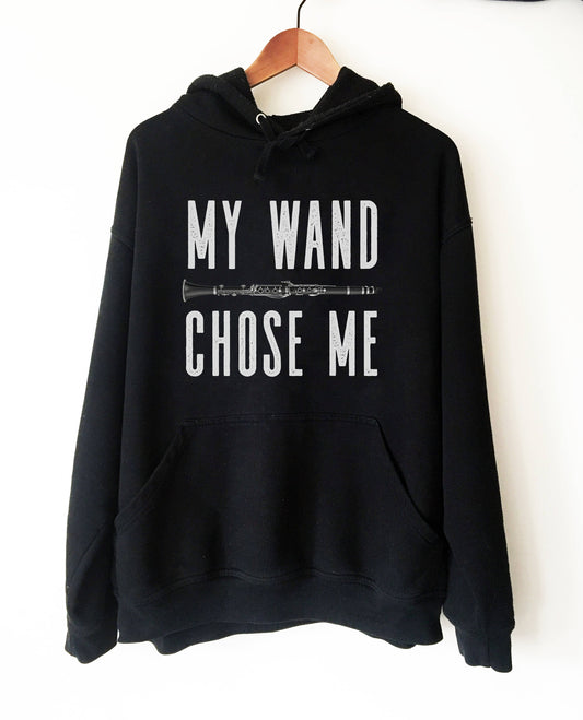 My Wand Chose Me Hoodie ,Clarinet Hoodie, Clarinet Shirt, Clarinet player, Clarinet gift, Bass clarinet, Musician shirt, Clarinet lover