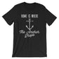 Home is Where The Anchor Drops Unisex Shirt - Sailor shirt, Nautical shirt, Anchor shirt, Navy shirt, Sailing shirt, Sailor gift, Boat shirt