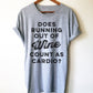 Does Running Out Of Wine Count As Cardio? Unisex Shirt - Wine shirt, Funny wine shirt, Drinking shirt, Wine gift, Wine lover shirt,