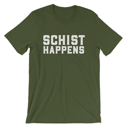 Schist Happens Unisex Shirt - Geology shirt, Geologist, Geologist gift, Geology professor, Geology student, geology puns