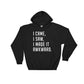 I Came, I Saw, I Made It Awkward Hoodie - Introvert shirt, Introvert gift, Introvert Hoodie, Antisocial shirt, Socially awkward,