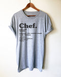 Chef Definition Unisex Shirt - Chef shirt, Chef gift, Cooking shirt, Foodie shirt, Cooking gift, Culinary gifts, Food shirt, Sous chef