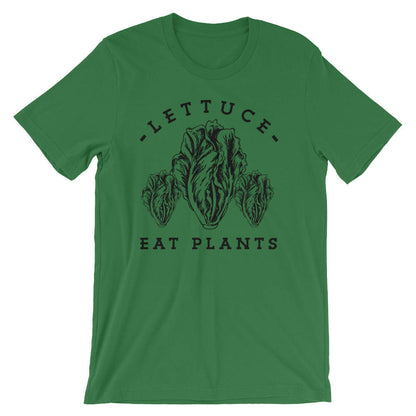 Lettuce Eat Plants Unisex Shirt - Funny Vegetarian Shirt, Plant Based T-Shirt, Vegan shirt, Veggie Shirt, Gardening Gift, Cute Vegan Tee