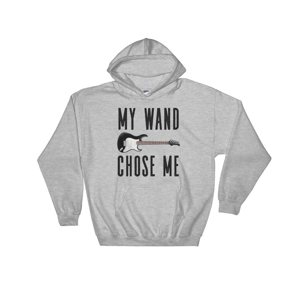 My Wand Chose Me Hoodie - Guitar hoodie, Guitar shirt, Guitar player, Guitar player gift, Bass guitar shirt, Musician gift, Bass player gift - Stag & Peach Co