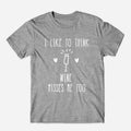 Funny Pregnancy Announcement Shirt - Wine Misses Me Unisex T-Shirt -  daddy - mommy - baby shower gift - gifts for her - pregnancy gift