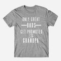 Only Great Dads Get Promoted To Grandpa Short-Sleeve Unisex T-Shirt - grandpa gift - grandpa t shirt - pregnancy announcement shirt