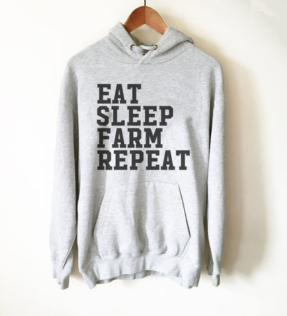 Eat Sleep Farm Repeat Hoodie | Farm Hoodie | Farm shirt | Country Shirt | Farm Wife | Farmer shirt | Farm Life | Farming shirt | Farm girl