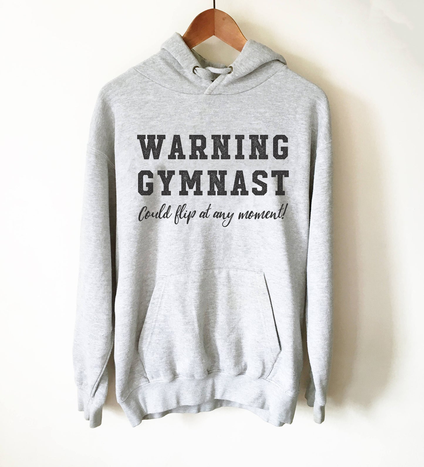 Warning Gymnast Hoodie -  Gymnastics Shirt, Gymnast Shirt, Gymnastics Gift, Gymnastics Gifts, Gymnastics, Gift For Gymnast, Gym Hoodie