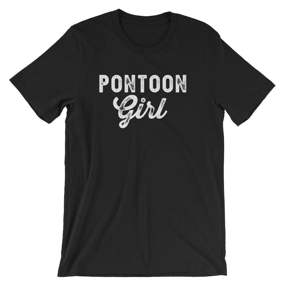Pontoon Girl Unisex Shirt - Pontoon girl shirt, Captain shirt, Sailor shirt, Nautical shirt, Navy shirt, Sailing shirt, Sailor gift