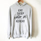Eat Sleep Water Ski Repeat Hoodie -