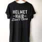 Helmet Hair Don’t Care Unisex Shirt - Motorcycle shirt, Biker chick, Horse riding shirt, Horse shirt, Equestrian shirt, Cycling shirt