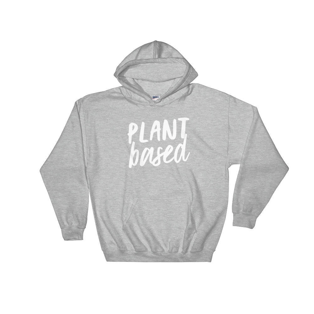 Plant Based Hoodie - | Vegan Hoodie | Vegan shirt | Cute Vegan Shirt | Funny Vegan Hoodie | Vegan gift | Plant based shirt | Vegan tee - Stag & Peach Co