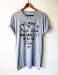 Hang Out With My Bees Unisex Shirt - Beekeeper shirt, Beekeeper gift, Honeybee, Bee lovers gifts, Beer shirt, Gift for beekeeper, Bee shirt - Stag & Peach Co