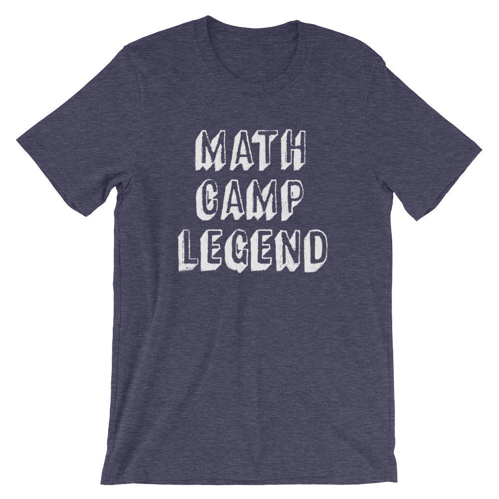 Math Camp Legend Unisex Shirt - Math funny t-shirt, Funny math shirt, Math geek shirts, Math teacher tee, Mathematics, Math shirt