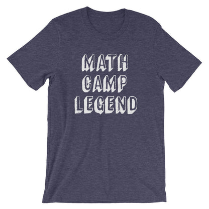 Math Camp Legend Unisex Shirt - Math funny t-shirt, Funny math shirt, Math geek shirts, Math teacher tee, Mathematics, Math shirt