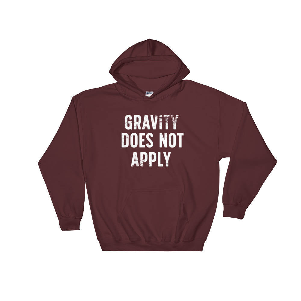 Gravity Does Not Apply Hoodie - Rock climbing hoodie, Hiking shirt, Pilot shirt, Pilot Gift, Parachute t shirt, Climbing shirt - Stag & Peach Co