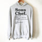 Sous Chef Definition Hoodie - Chef shirt, Chef gift, Cooking shirt, Foodie shirt, Cooking gift, Culinary gifts, Food shirt, Sous chef