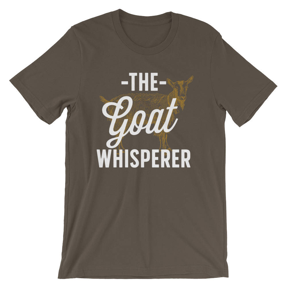 The Goat Whisperer Unisex Shirt - Goat Shirt, Farmers Market Shirt, Farm Shirt, Goat, Show Goat Shirts,  Goat TShirt, Farmer Girl Shirt