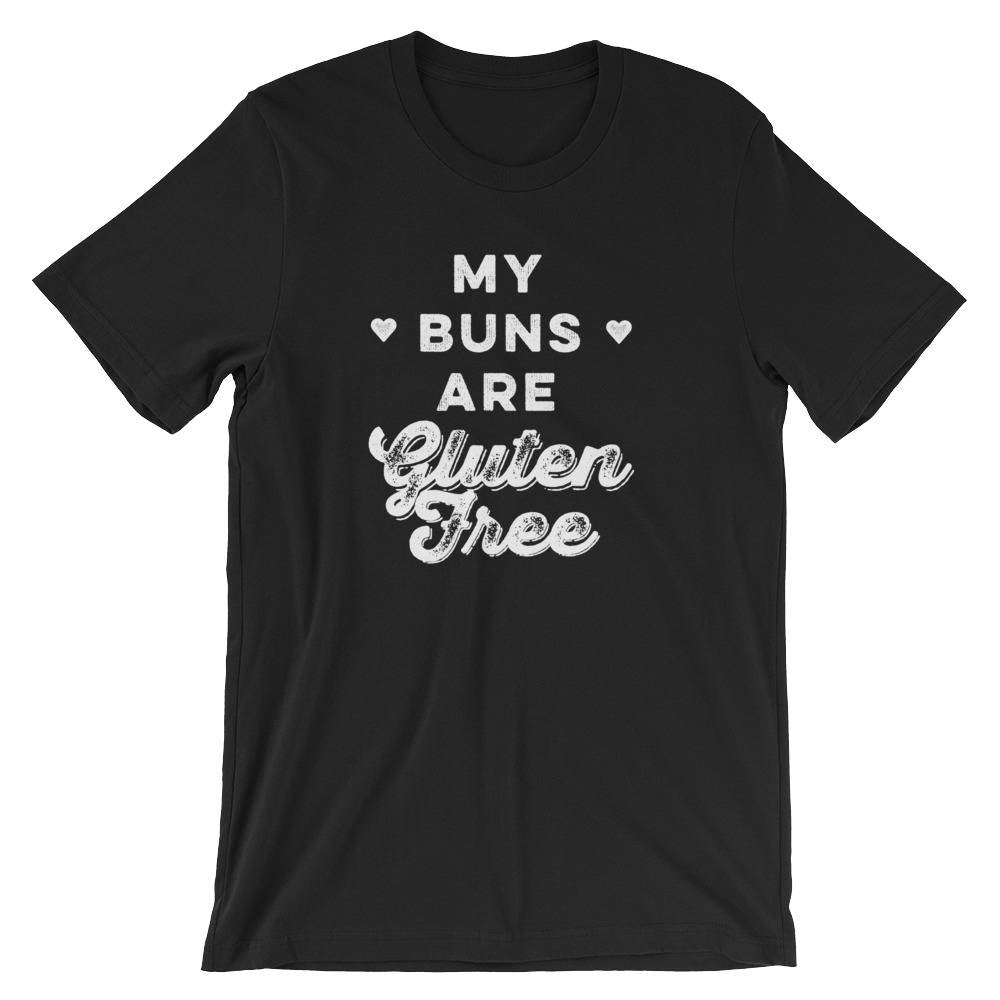 My Buns Are Gluten Free Unisex Shirt - Baking Shirt, Holiday Baking Shirt, Chef Shirts, Gifts For Bakers, Funny Baking Tee, Gluten free - Stag & Peach Co