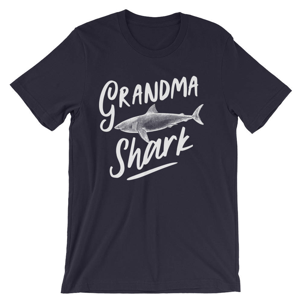 Grandma Shark Unisex T-Shirt - Pregnancy Announcement shirt - Grandma shirt - Grandma Gift - gift for grandma - new grandma - Stag & Peach Co