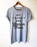 My Buns Are Gluten Free Unisex Shirt - Baking Shirt, Holiday Baking Shirt, Chef Shirts, Gifts For Bakers, Funny Baking Tee, Gluten free - Stag & Peach Co