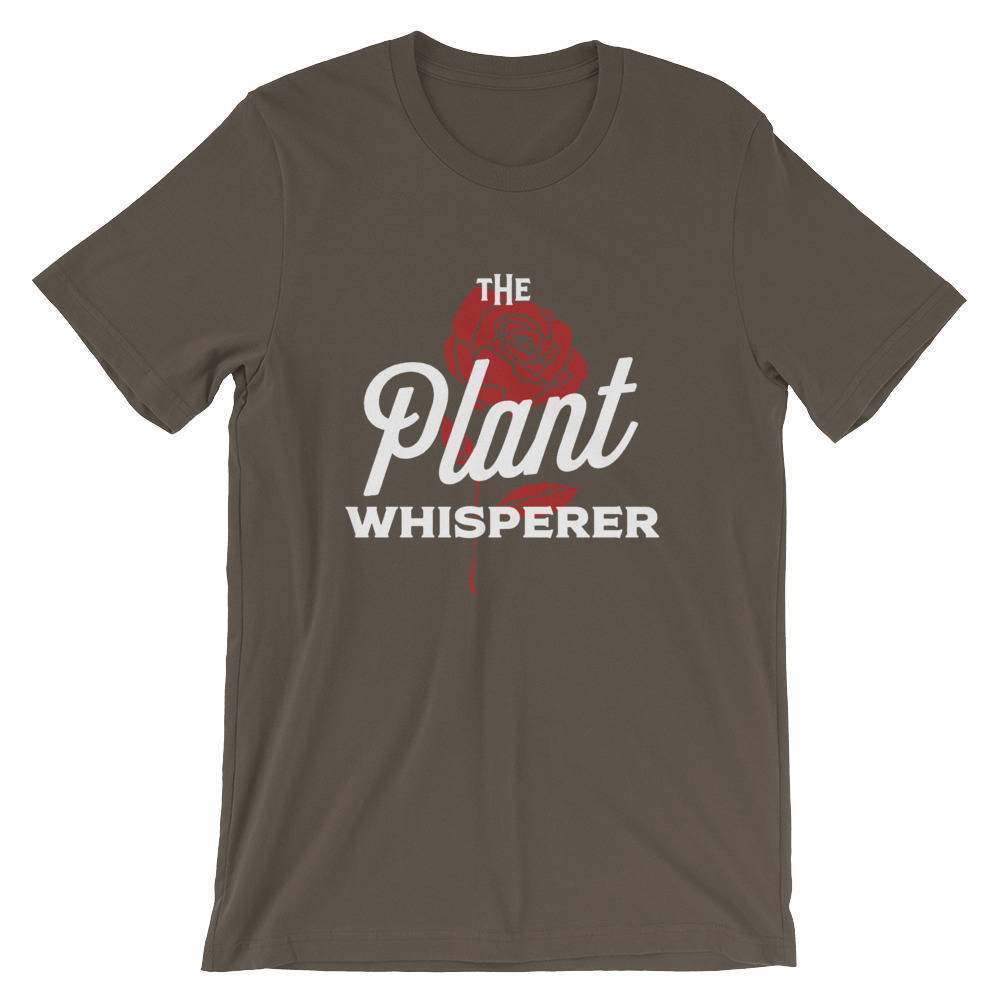 The Plant Whisperer Unisex T-Shirt - Gardening Shirt - Gardener Gift - Plant Shirt - Funny Sayings - Novelty Gift - Graphic T-Shirt - Stag & Peach Co