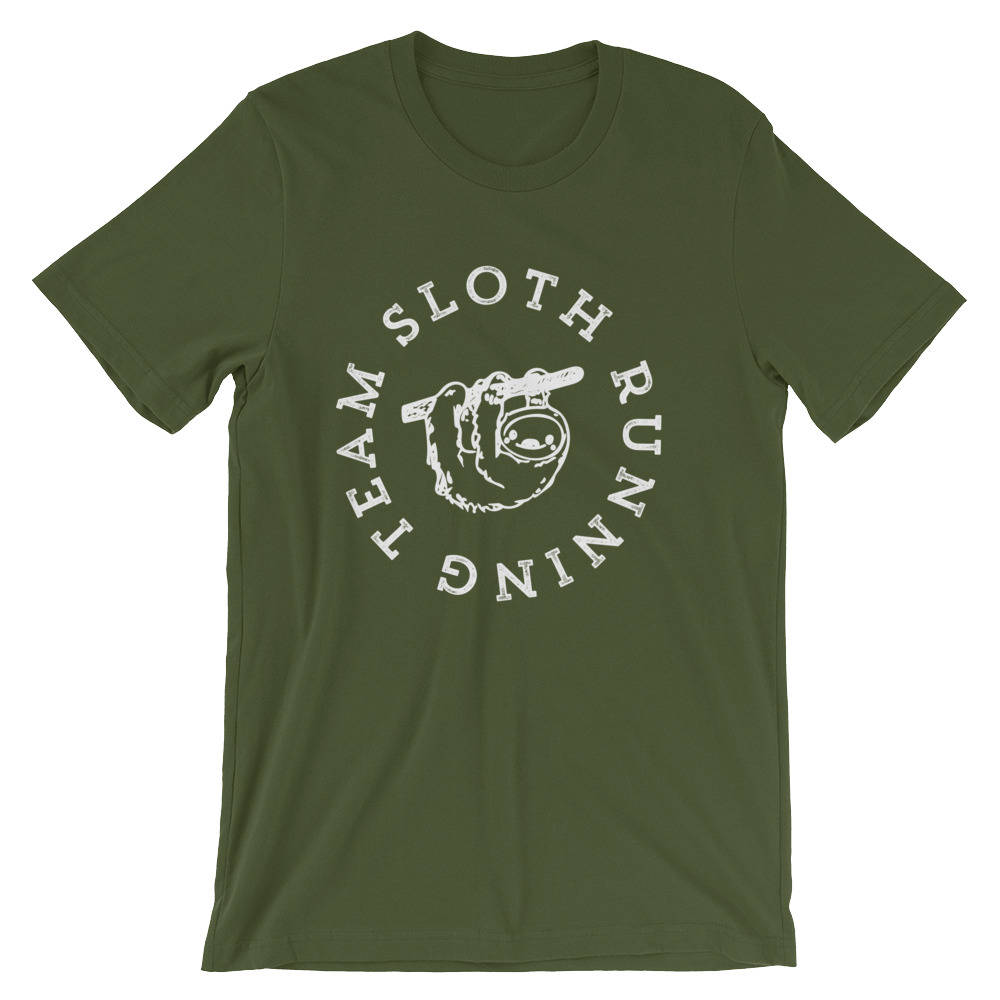 Sloth Running Team Unisex T-Shirt - Sloth Shirt - Running shirt - Running Clothes - Marathon Shirt - Race Shirt - Marathon Tops