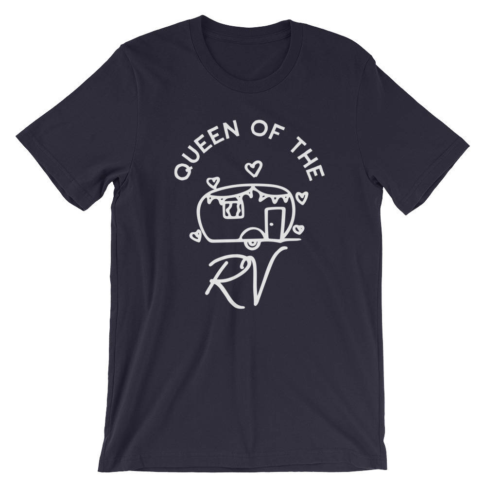 Queen Of The RV Unisex Shirt, Camping Shirt, Happy camper shirt, Camper Gift, Funny RV Shirt, RV shirt, Camper shirt - Stag & Peach Co