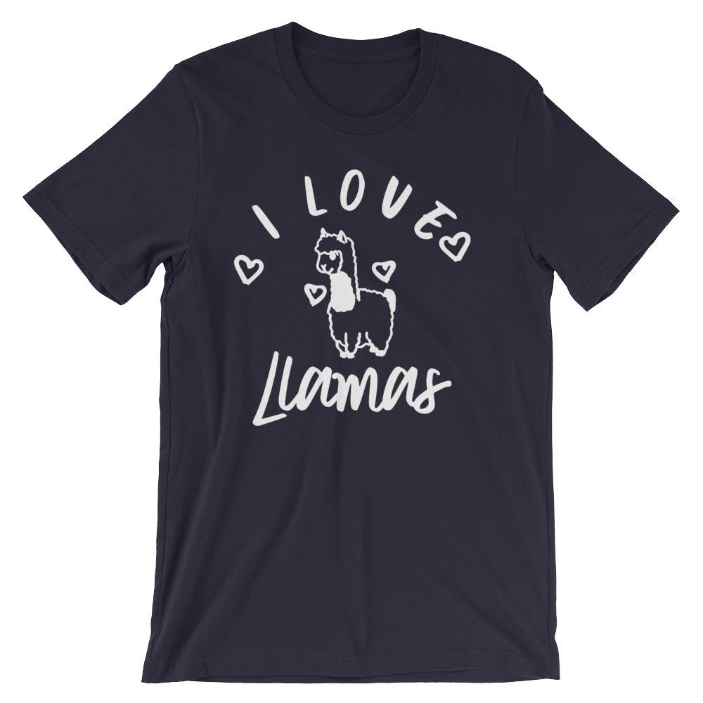 I Love Llamas Unisex Shirt |