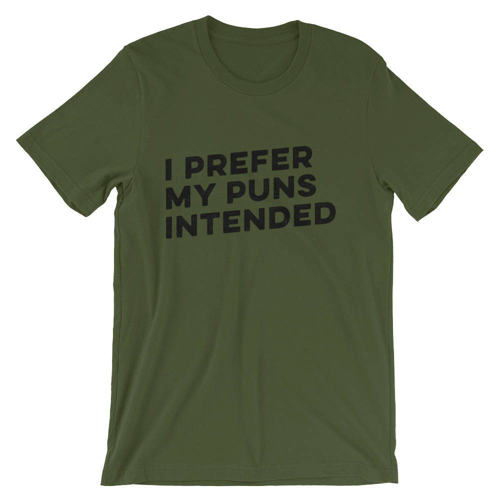 I Prefer My Puns Intended Unisex Shirt  book lover t shirts - book lover gift - bookworm gift - bibliophile - Grammar Vocabulary Punctuation