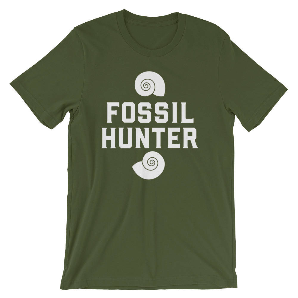 Fossil Hunter Unisex Shirt - Fossil hunting, Fossil gift, Paleontology shirt, Dinosaur shirt, Paleontologist gift, Geology shirt, Geologist, - Stag & Peach Co