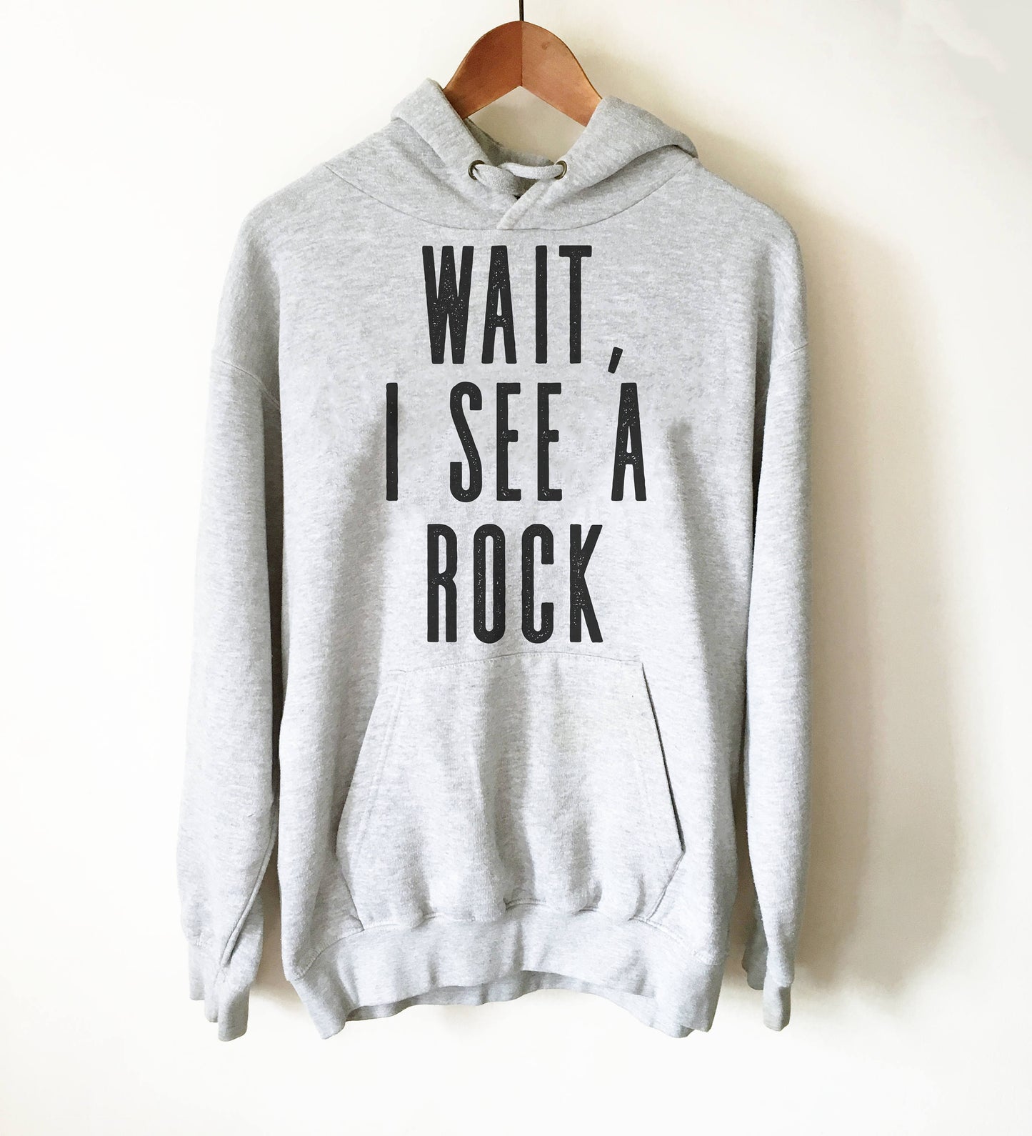 Wait, I See A Rock Hoodie - Geology Shirt, Geologist, Geologist Gift, Geology Professor, Geology Student, Geology Puns, Geologist Shirt