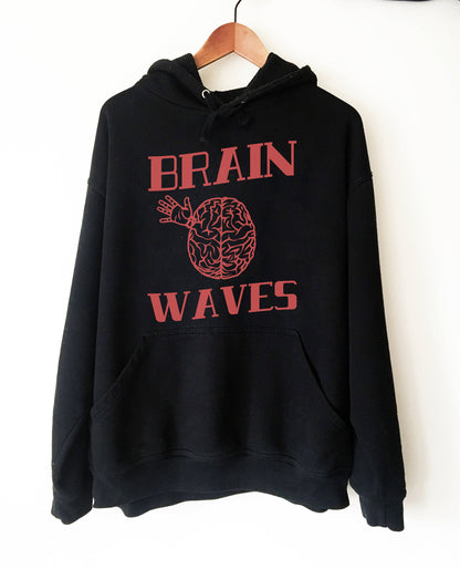 Brain Waves Hoodie - Science hoodie, Science gift, Funny science shirt, Surgeon shirt, Science teacher gift, Surgeon gift, Geek shirt