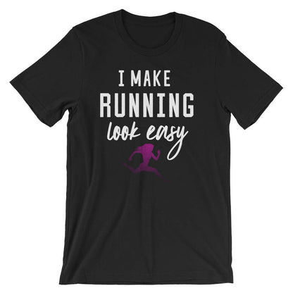 I Make Running Look Easy Unisex Shirt - Running shirt, Marathon shirt, Funny running shirt, Running gifts, Marathon shirts , Half marathon