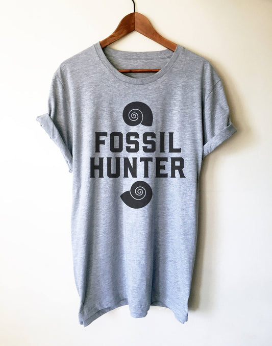 Fossil Hunter Unisex Shirt - Fossil hunting, Fossil gift, Paleontology shirt, Dinosaur shirt, Paleontologist gift, Geology shirt, Geologist,