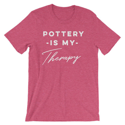 Pottery Is My Therapy Unisex Shirt - | Pottery lover | Funny pottery shirt | Ceramics and pottery | Pottery gift