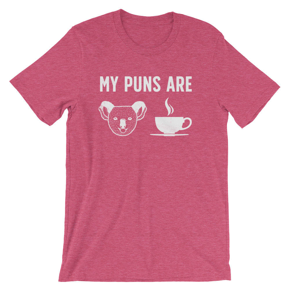 My Puns Are Koala Tea Unisex Shirt - Koala bear | Koala bear gift | Koala shirt | Australia | Koala bear shirt | Funny pun shirt | - Stag & Peach Co