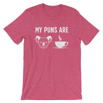 My Puns Are Koala Tea Unisex Shirt - Koala bear | Koala bear gift | Koala shirt | Australia | Koala bear shirt | Funny pun shirt |