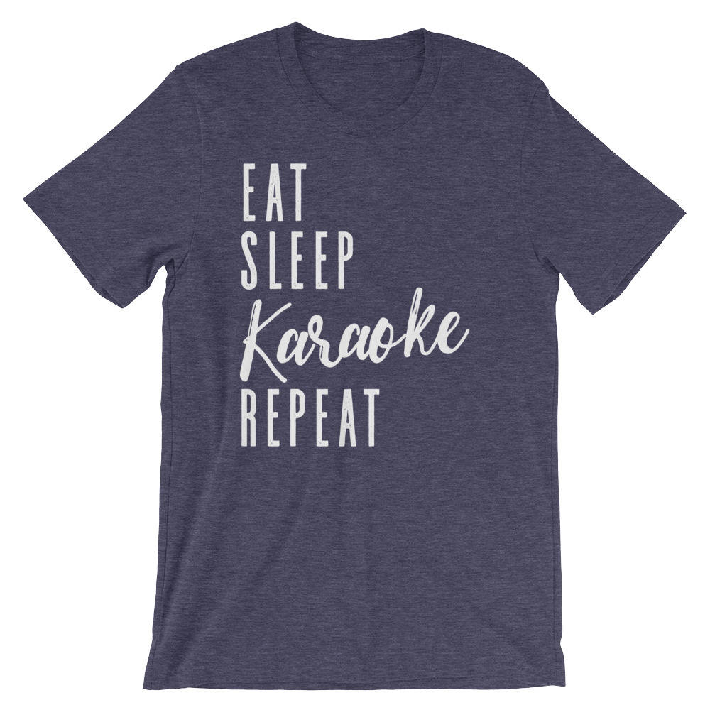 Eat Sleep Karaoke Repeat Unisex Shirt - Karaoke shirt, Karaoke singer, Karaoke gift, Music lover shirt, Music shirt, Music lover gift