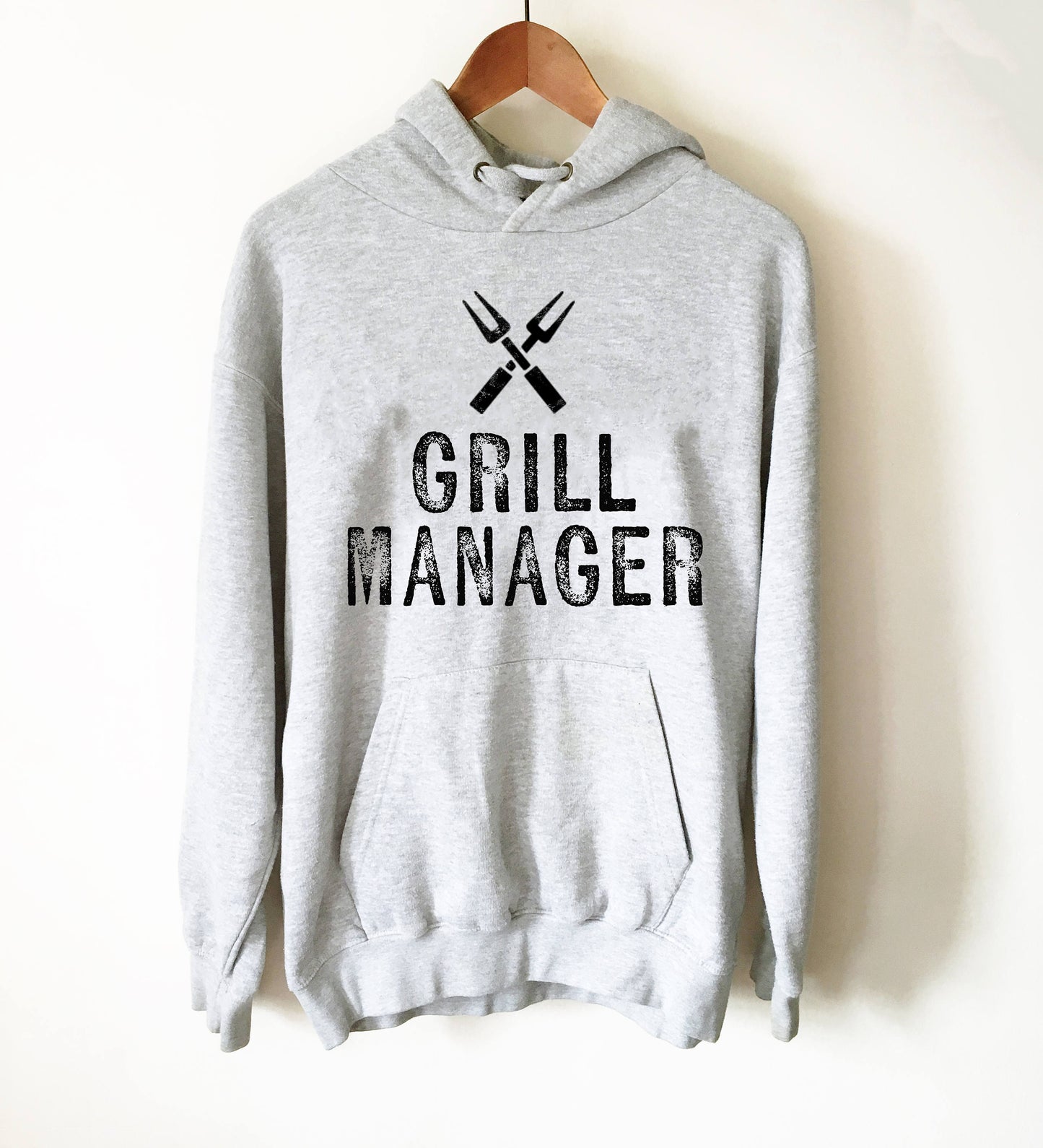 Grill Manager Hoodie - Bbq shirt, Grilling shirt, Grill master, Summer cookout, Camping Shirt, Chef shirt, Chef gift, Food shirt