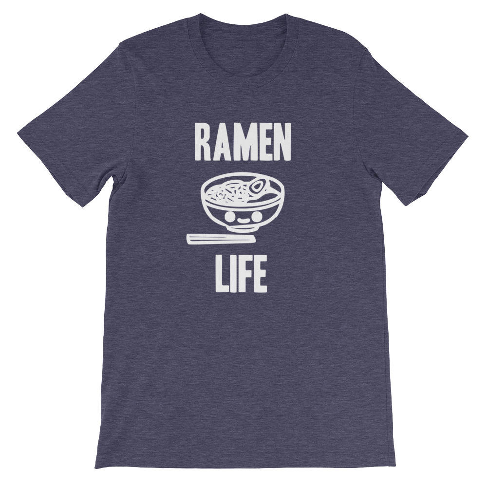Ramen Life Unisex Shirt - Ramen Shirt, Japanese T-Shirt, Noodle Shirt, Student Shirt,College Shirts, Foodie Gift, Asian Food Shirt, Food Pun