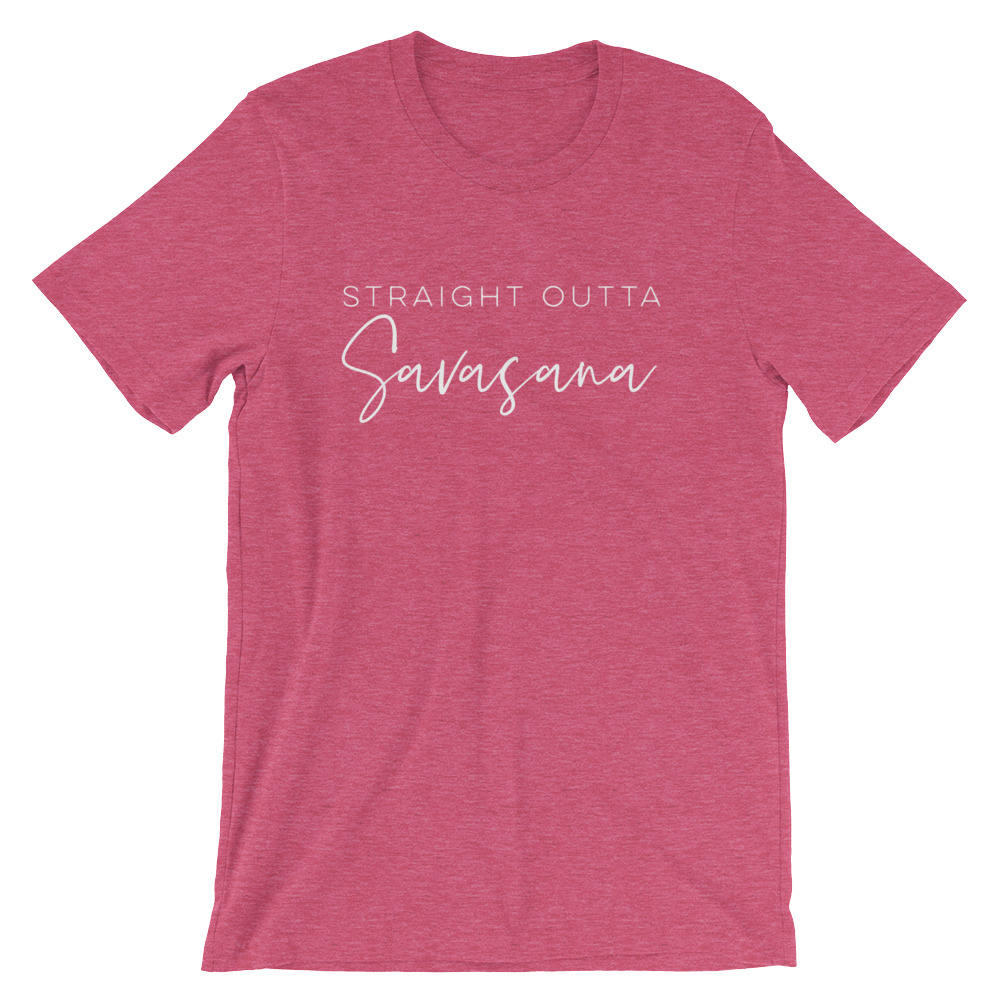 Straight Outta Savasana Unisex Shirt - Yoga shirt | Gift for yoga lover | Yoga gift | Funny yoga shirt | Funny yoga tshirt | Hot yoga shirts