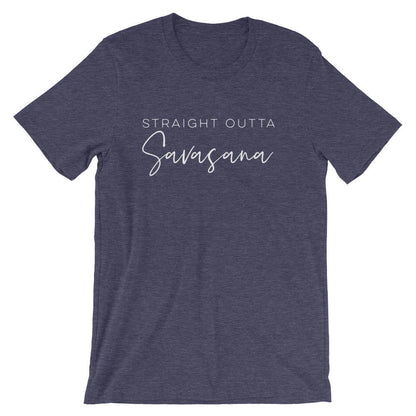 Straight Outta Savasana Unisex Shirt - Yoga shirt | Gift for yoga lover | Yoga gift | Funny yoga shirt | Funny yoga tshirt | Hot yoga shirts