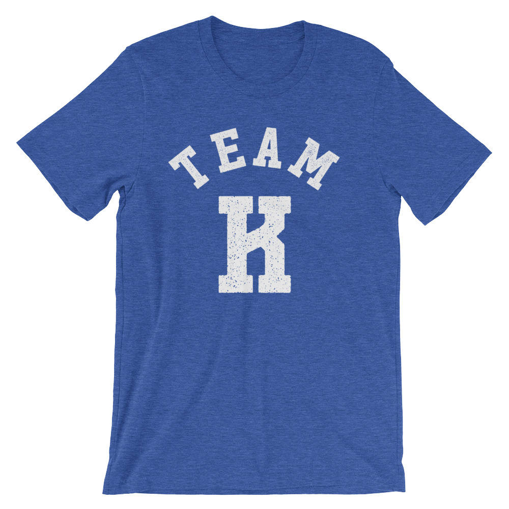 Team K Unisex T-Shirt -  | Teacher shirt | Kindergarten teacher | Teacher gift | Pre k shirt | Teacher team shirt | - Stag & Peach Co